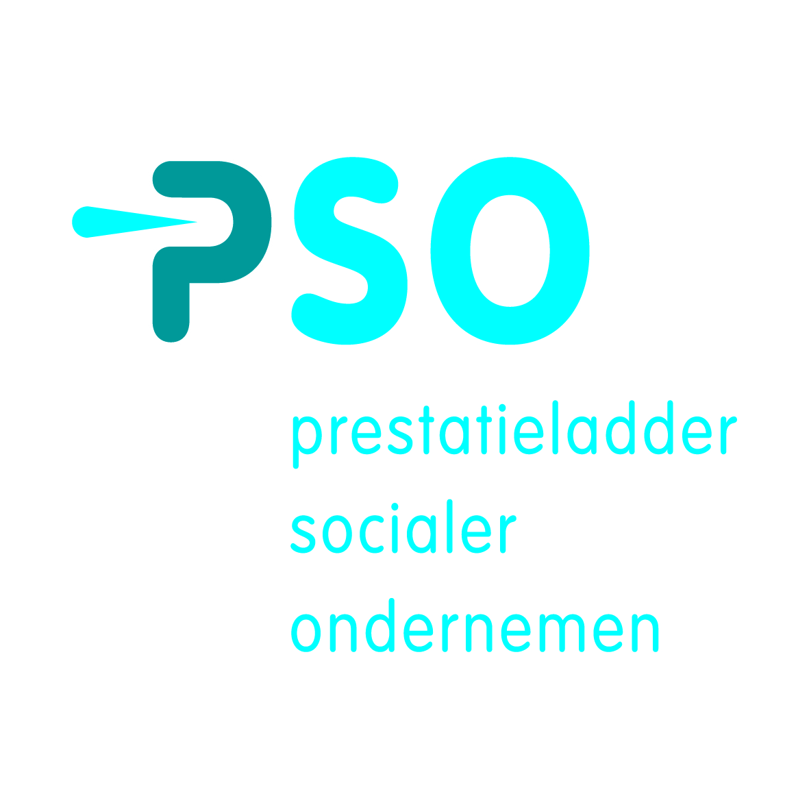 Algemeen logo WIT PSO Prestatieladder Keurmerk sociaal ondernemen social return